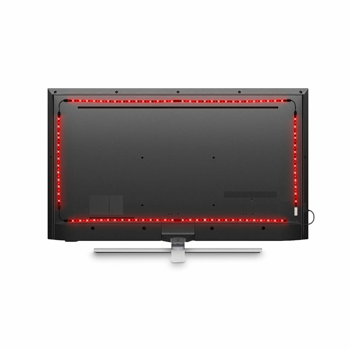 KSIX® | LED-Leisten RGB – Flexible Ambientebeleuchtung Rot