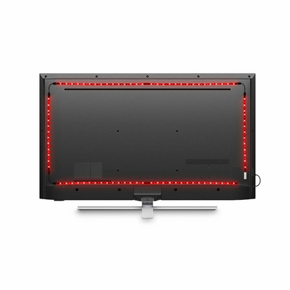 KSIX® | LED-Leisten RGB – Flexible Ambientebeleuchtung Rot