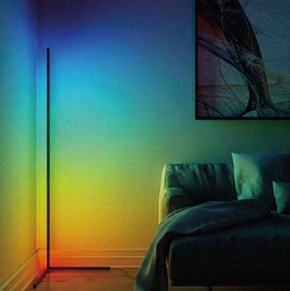 KSIX® | LED-Stehlampe – 12 W, 220–240 V, 140 cm rgb