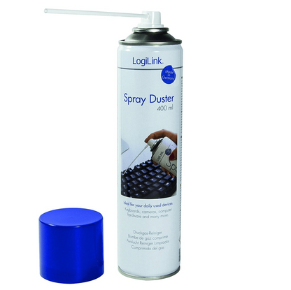 LOGILINK RP0001 – Druckluft-Reinigungsspray 400 ml + Sprühkopfverlängerung