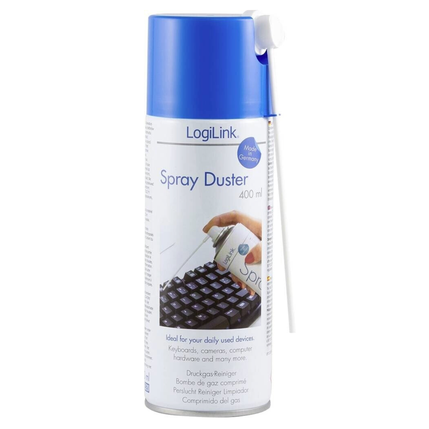 LOGILINK RP0001 – Druckluft-Reinigungsspray 400 ml 2