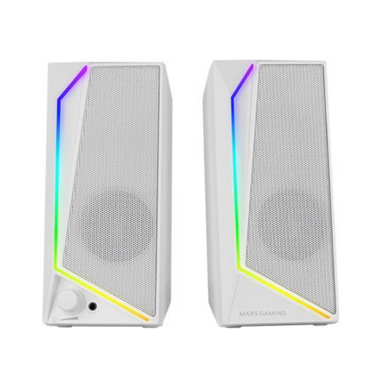 MARS GAMING® | Lautsprecher MS72W – Weiß