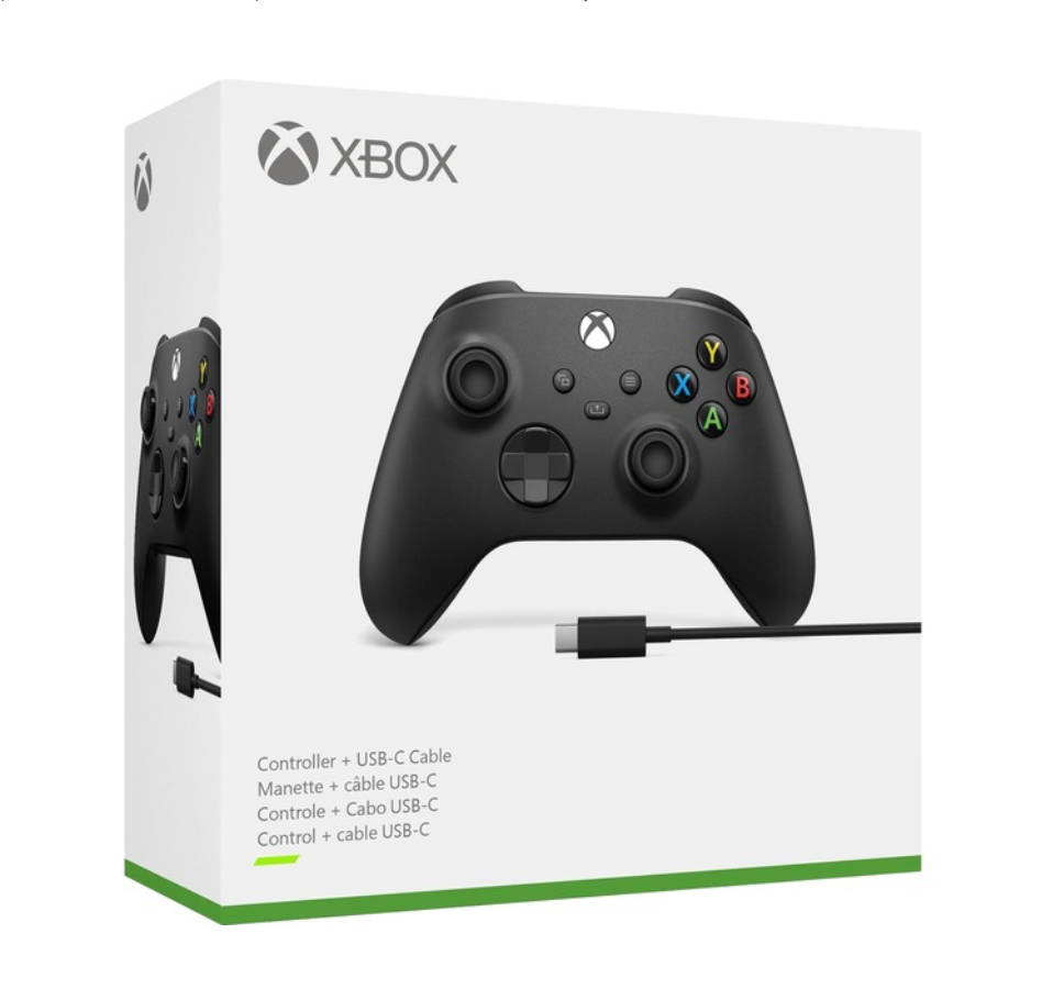 MICROSOFT  Xbox Wireless Controller Schwarz Verpackung