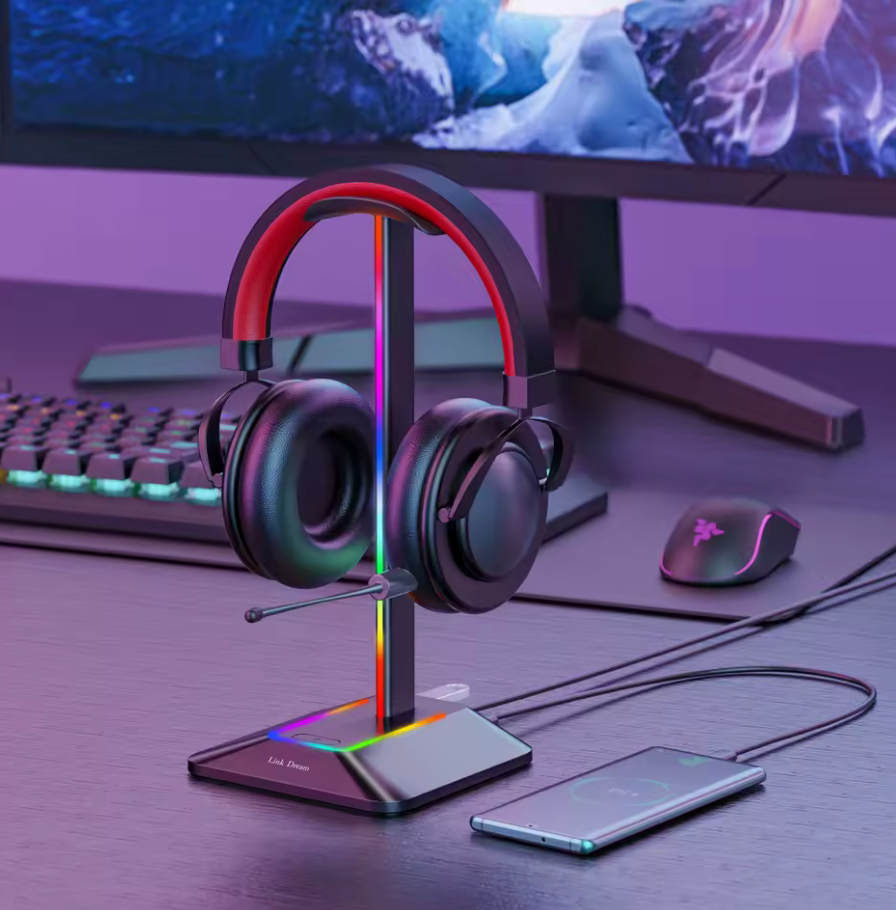 NEWBEE NB-Z8 RGB – Headset-Halter setup
