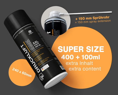 
OCTOPUS Druckluftspray 500 ml Sprührohr
