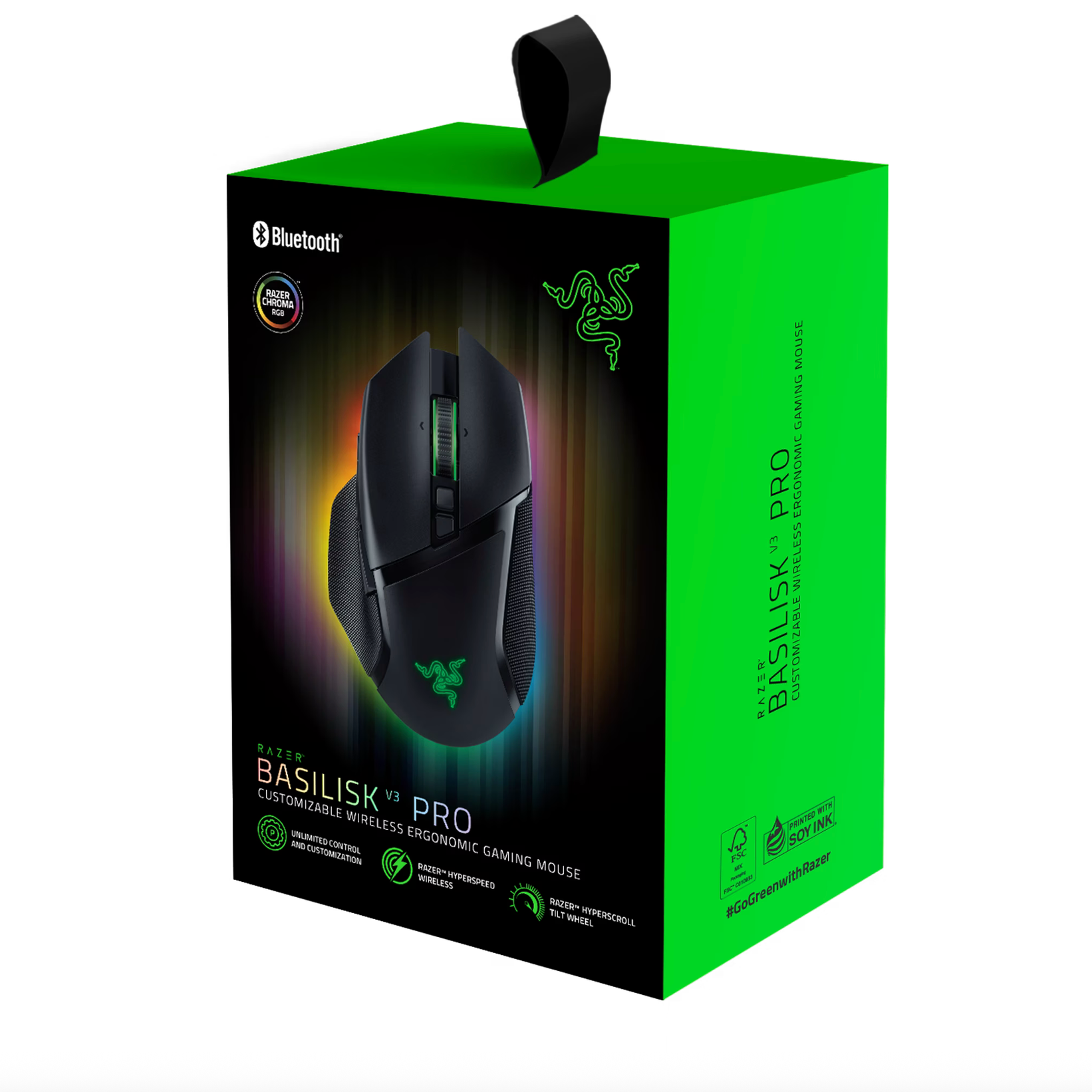 RAZER  Basilisk V3 Pro – Kabellose Gaming-Maus Verpackung