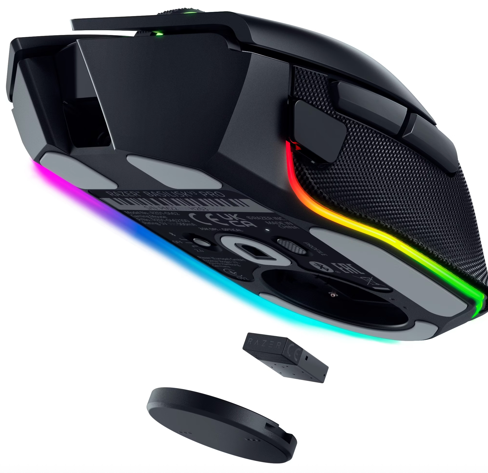 RAZER  Basilisk V3 Pro – Kabellose Gaming-Maus Akku