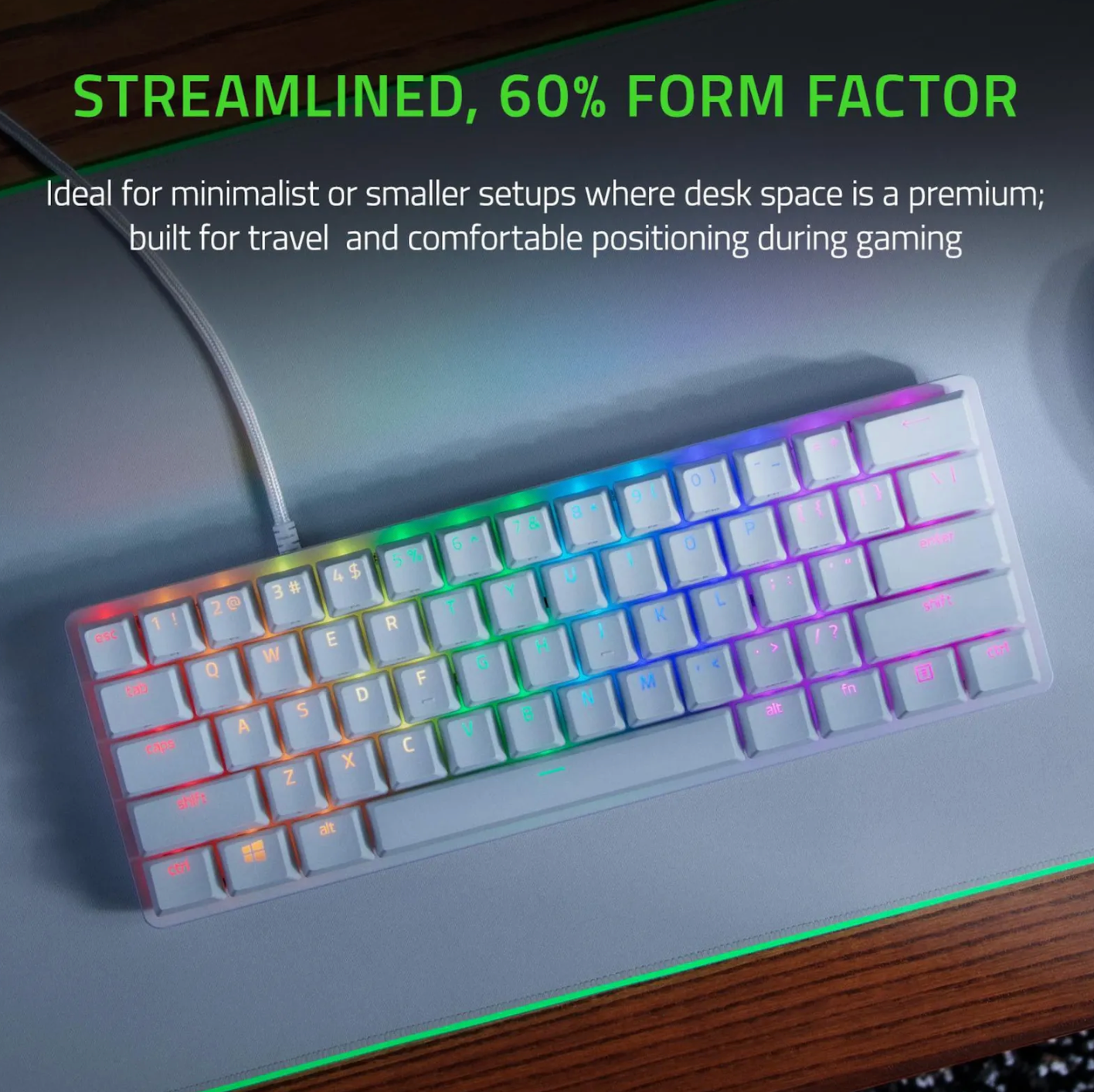 RAZER Huntsman Mini Mercury Edition Form Factor