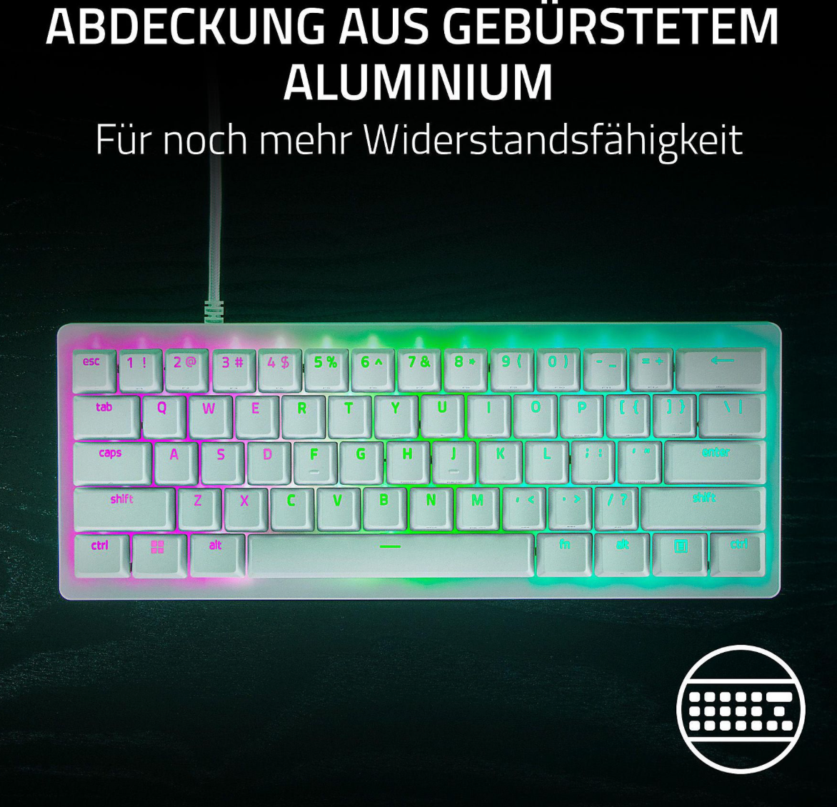 RAZER Huntsman V3 Pro Mini – Gaming-Tastatur Aluminium