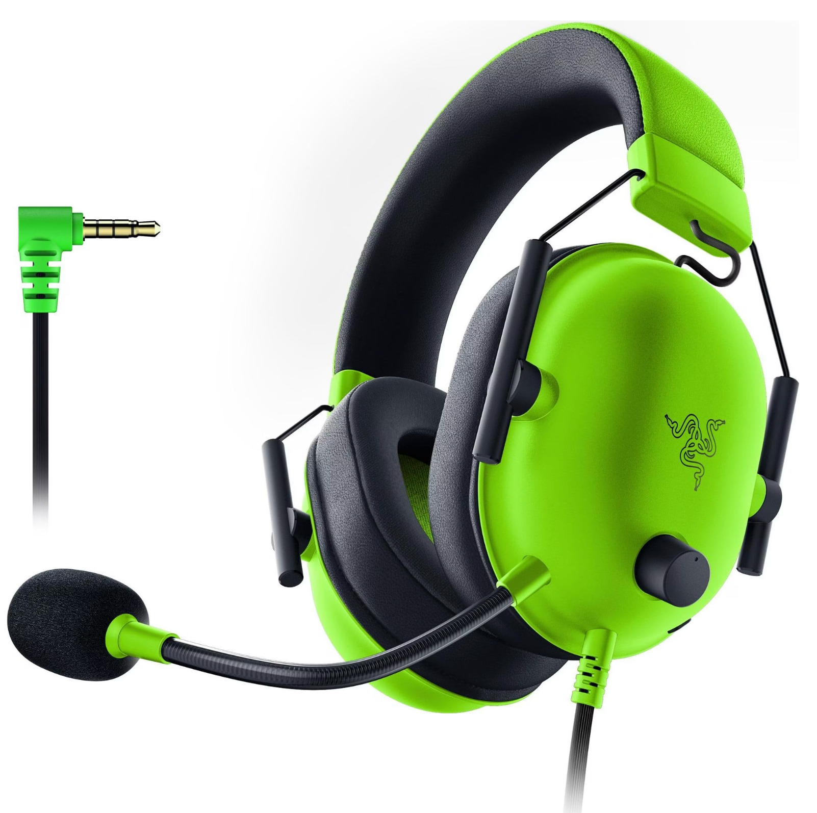 Razer Blackshark V2 X Headset Grün Stecker