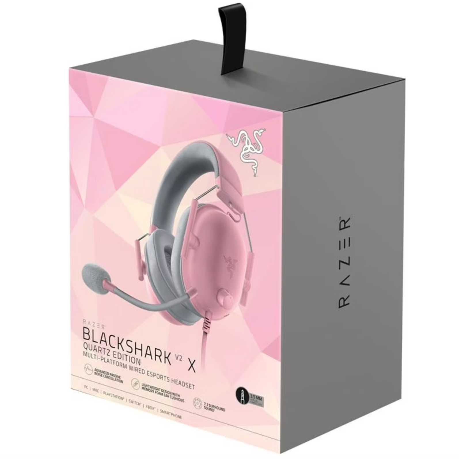 Razer Blackshark V2 X Quartz Verpackung