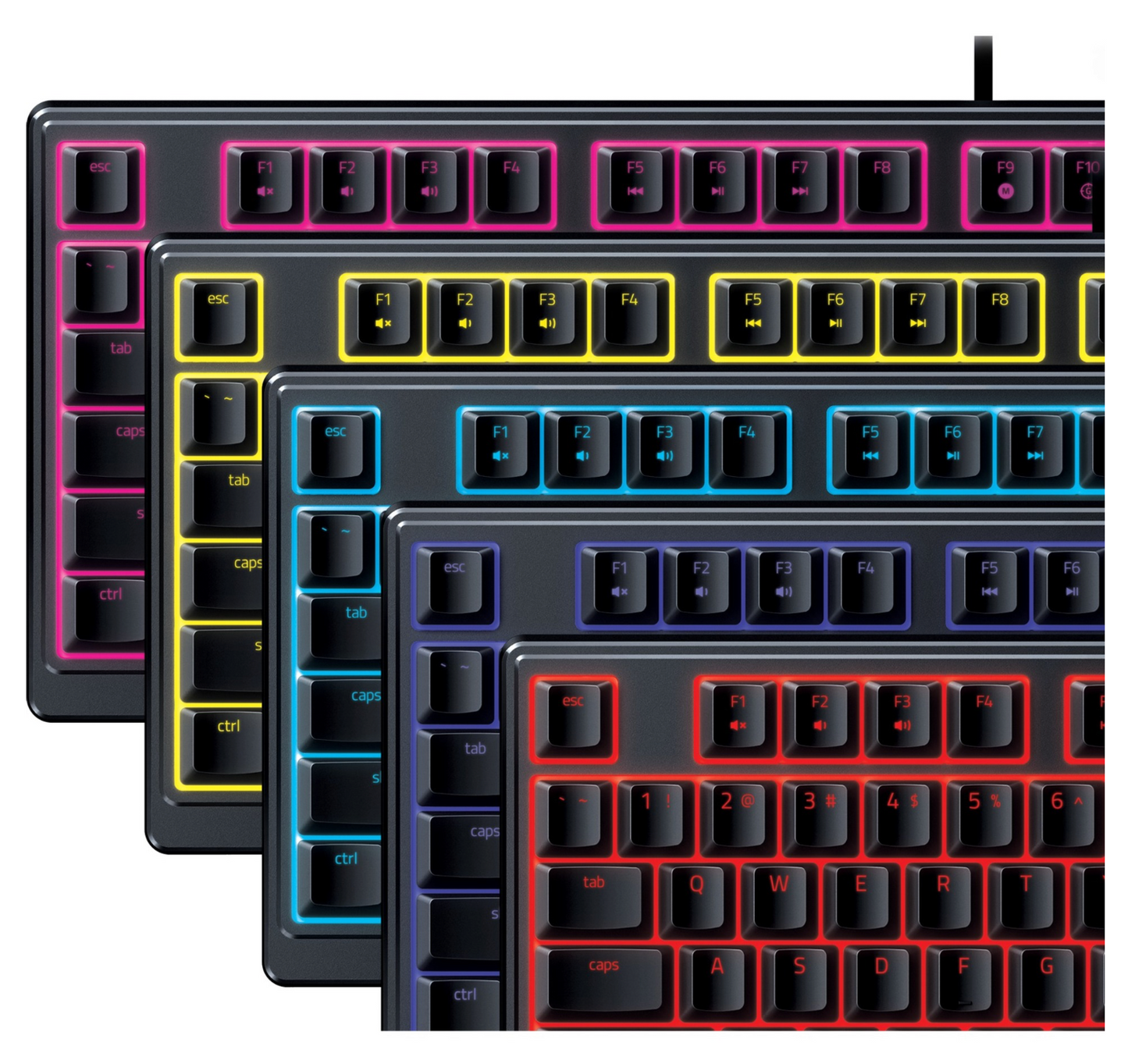 Razer Ornata V3 X – Flache Gaming-Tastatur Farben