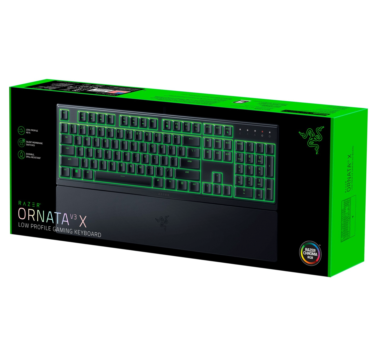 Razer Ornata V3 X – Flache Gaming-Tastatur Verpackung