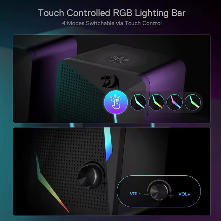 Redragon RGB Lautsprecher Funktionen 