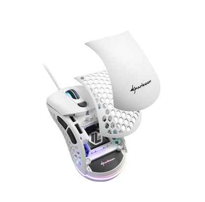 SHARKOON  Light² 200 – Ultraleichte kabelgebundene Gaming-Maus Aufbau 