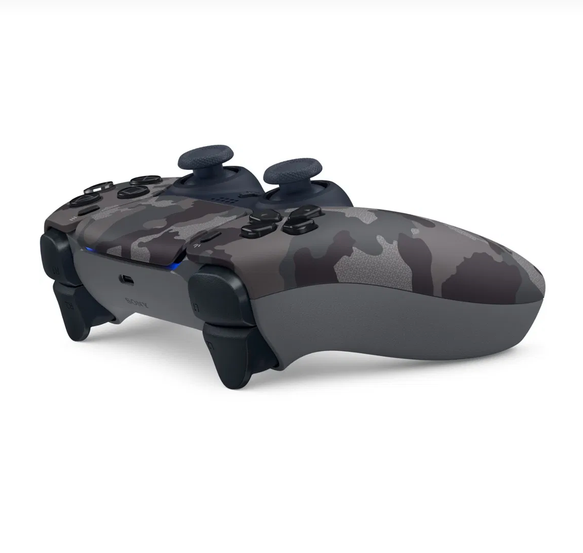 SONY DualSense Wireless-Controller – Gray Camo seitlich
