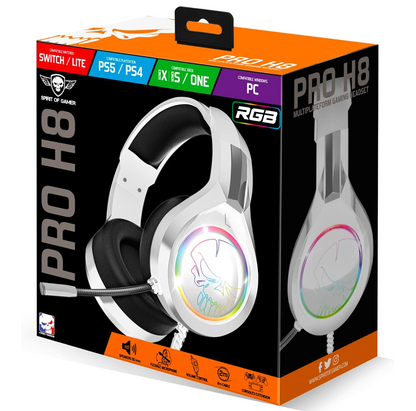 SPIRIT OF GAMER Gaming-Headset Weiß Verpackung