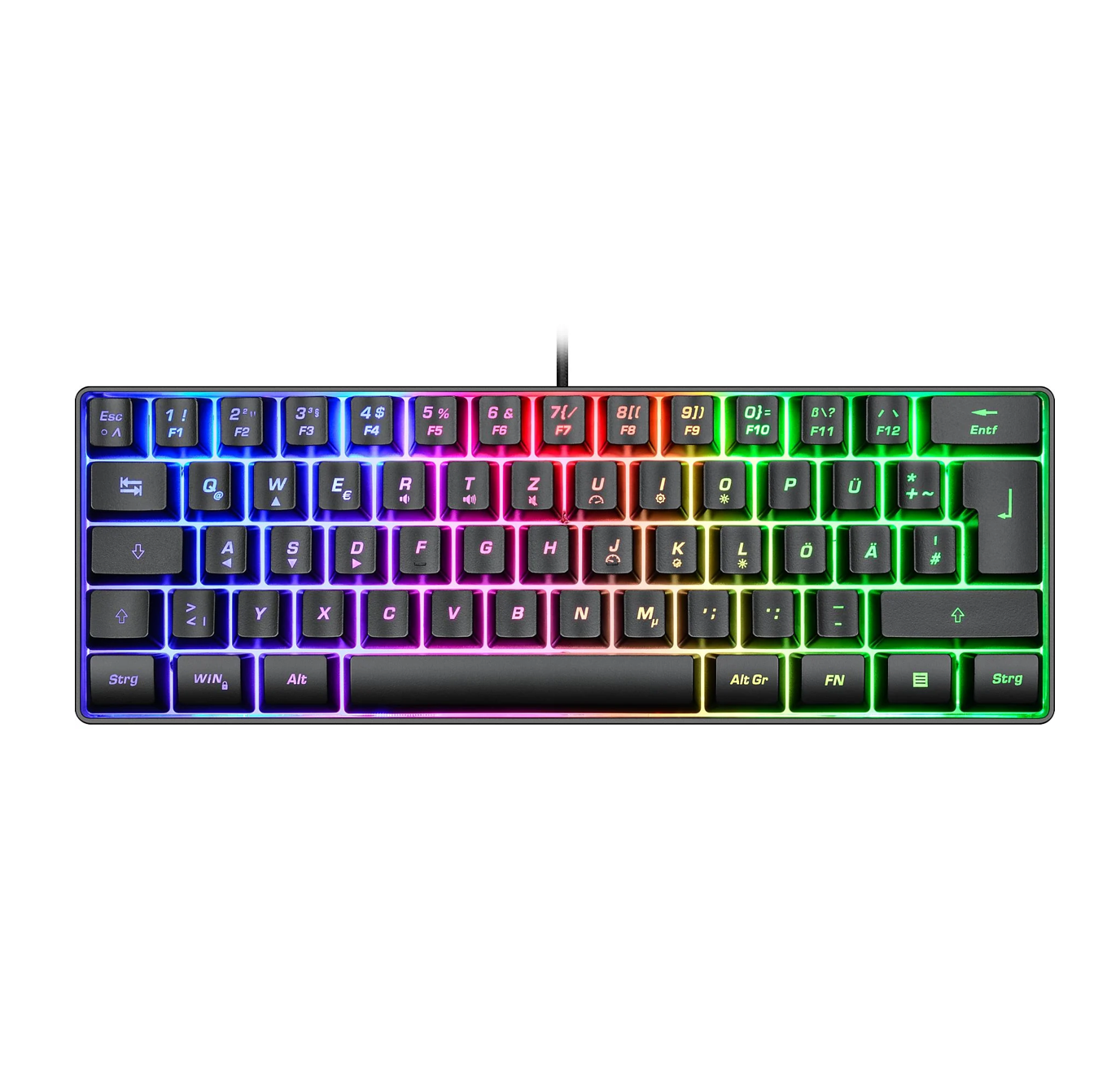 SY IGK-3500 – Kompakte Gaming-Tastatur RGB 