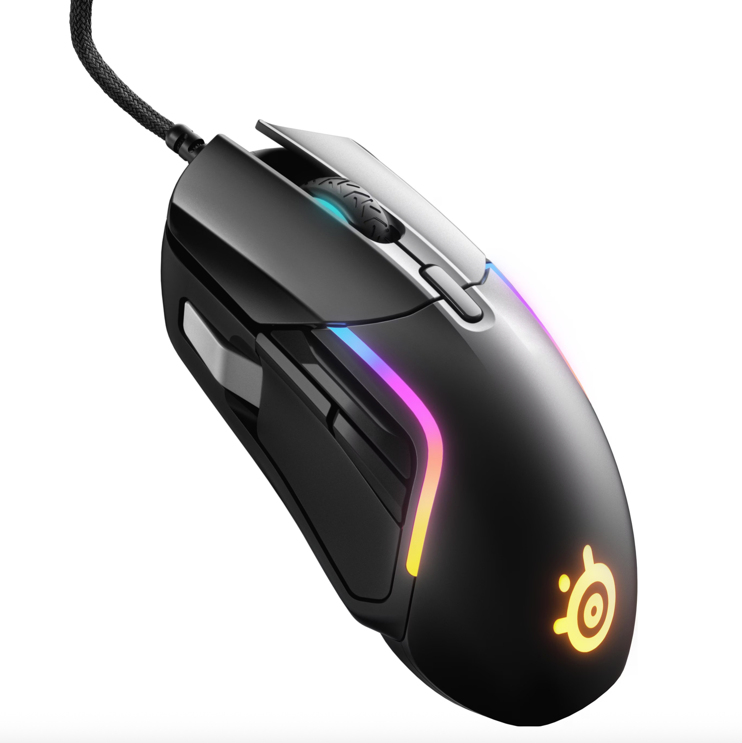 SteelSeries Rival 5 – Gaming-Maus seitlich