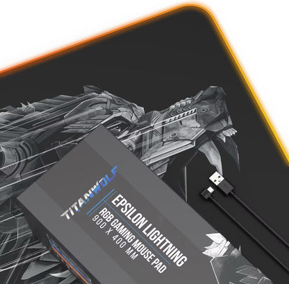 TITANWOLF  RGB Gaming Mauspad Zubehör