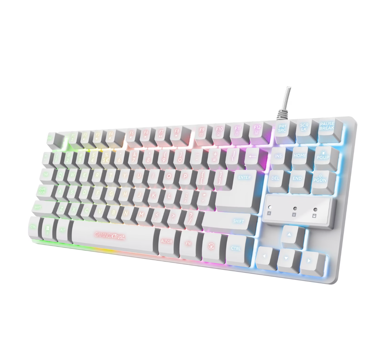TRUST Gaming Tastatur GXT 833W seitlich