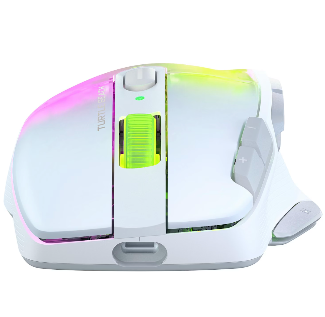 TURTLE BEACH Kone XP Air – Kabellose RGB Gaming-Maus Weiß Anschlusstyp