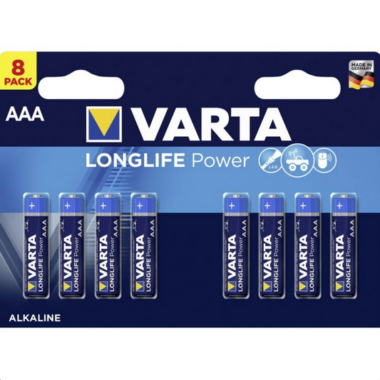 VARTA  Batterien Long Life Power AAA LR03 – 1,5 V