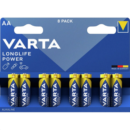 VARTA Batterien Long Life Power AA LR6 – 1,5 V